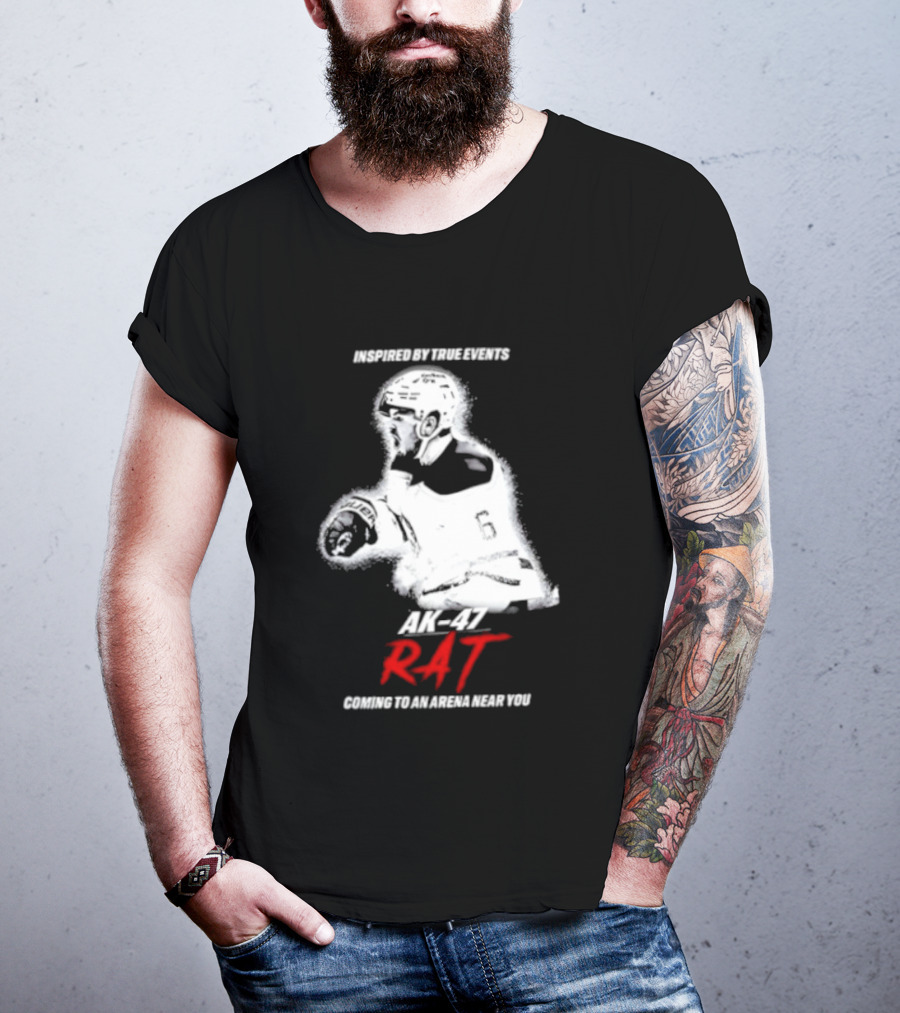 By True Events AK 47 Rat Coming To An Arena Near You Zach Benson T-Shirt