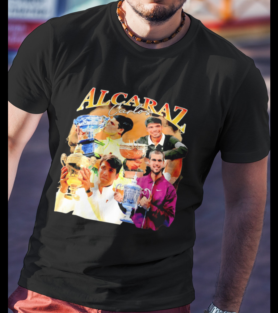 Carlos Alcaraz Tennis Trophies Champion Highlights T-Shirt