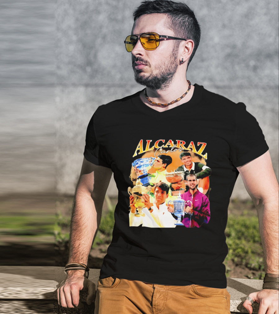 Carlos Alcaraz Tennis Trophies Champion Highlights T-Shirt