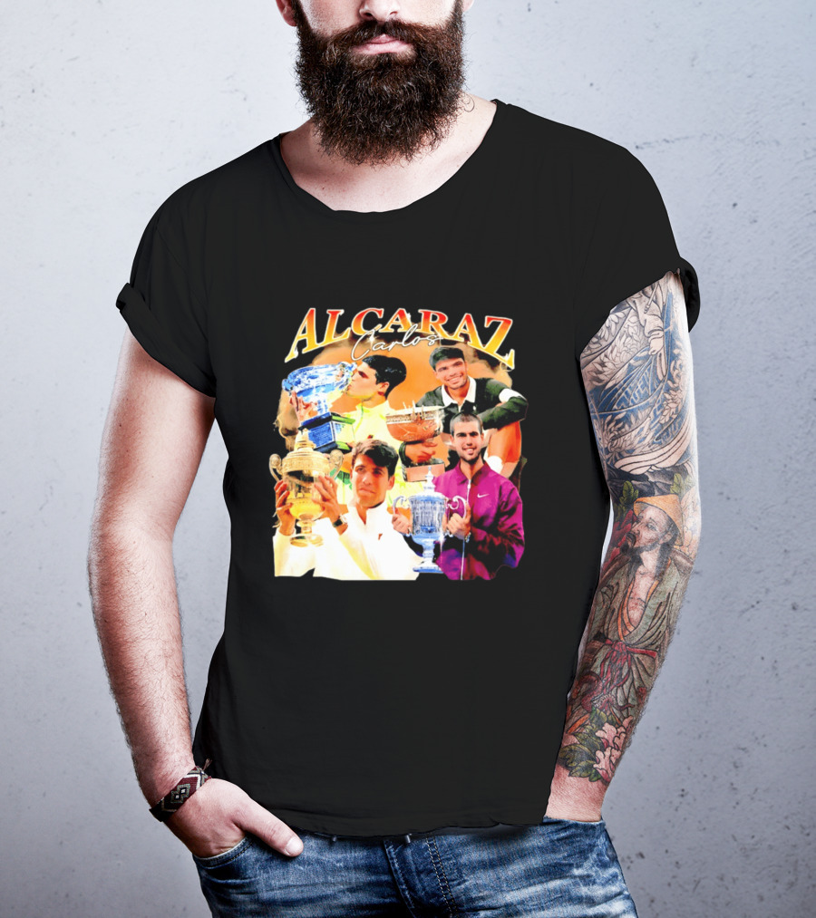 Carlos Alcaraz Tennis Trophies Champion Highlights T-Shirt