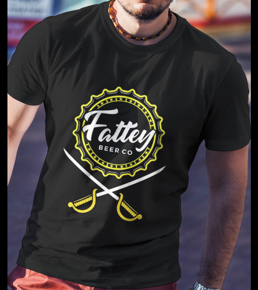 Fattey Beer Co Buffalo Sabres Crossed Swords T-Shirt