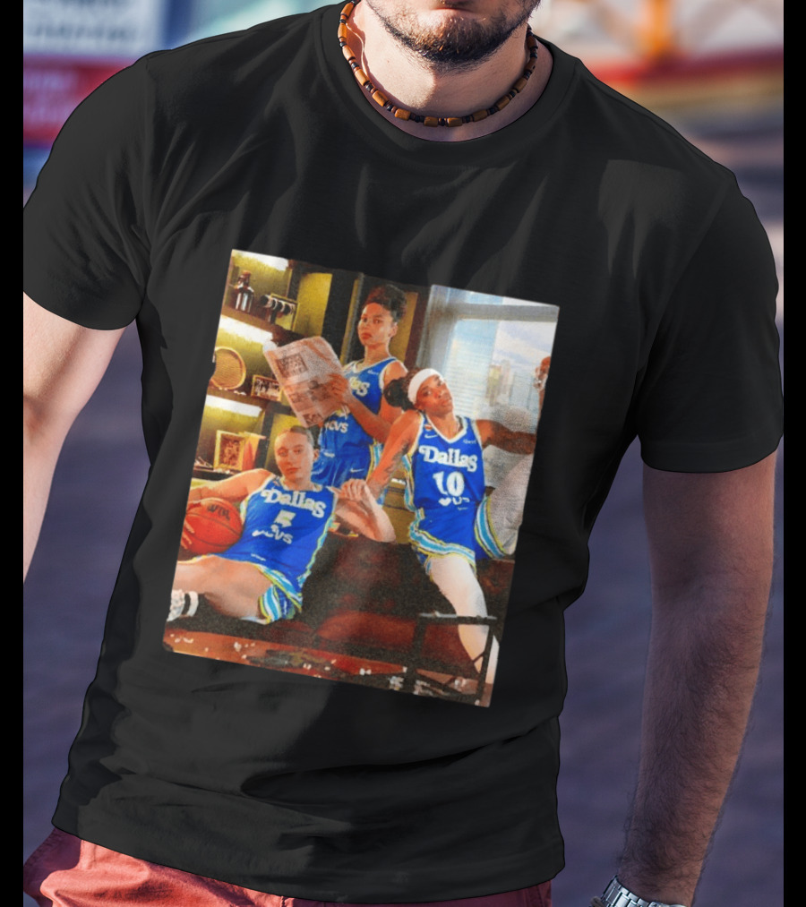 Dallas Wings 2026 Azzi Fudd Paige Bueckers Aziaha James Basketball Photo T-Shirt