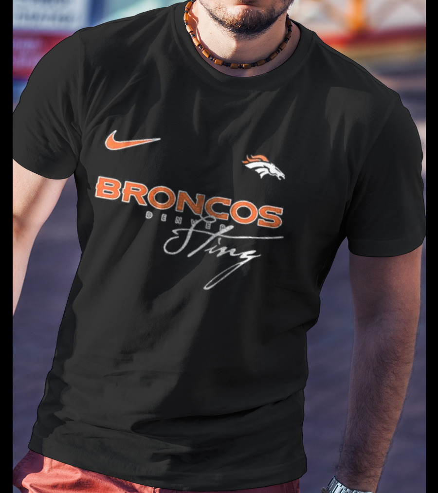 Nike Denver Broncos Sting Collaboration T-Shirt