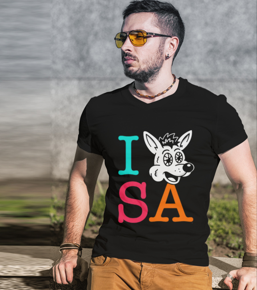 I Love SA Coyote Spurs Basketball T-Shirt