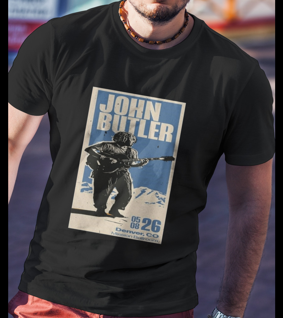 John Butler May 8 2026 Denver CO Mission Ballroom T-Shirt