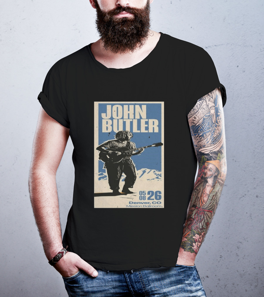 John Butler May 8 2026 Denver CO Mission Ballroom T-Shirt
