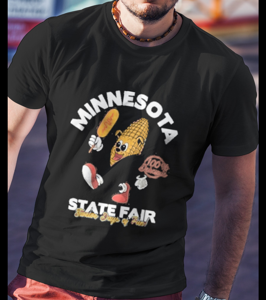 Minnesota State Fair 2026 Running Corn Dog Twelve Days Of Fun T-Shirt