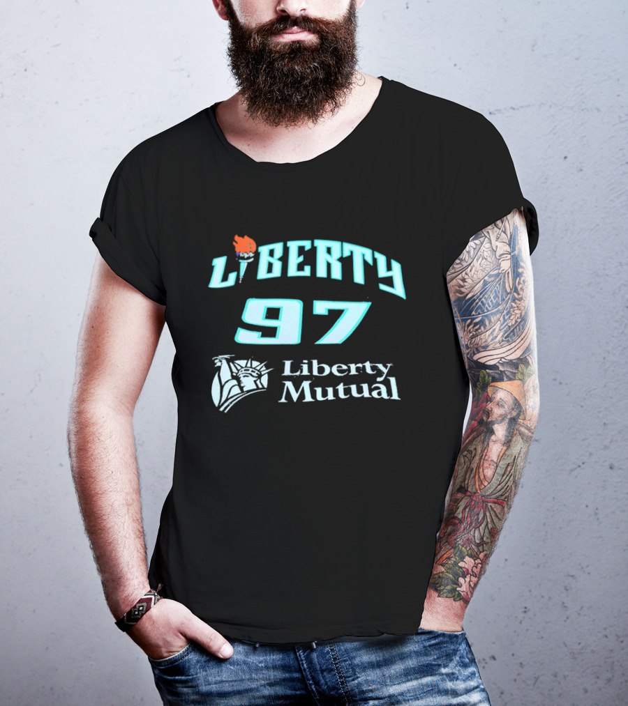 New York Liberty 97 Basketball WNBA Liberty Mutual T-Shirt