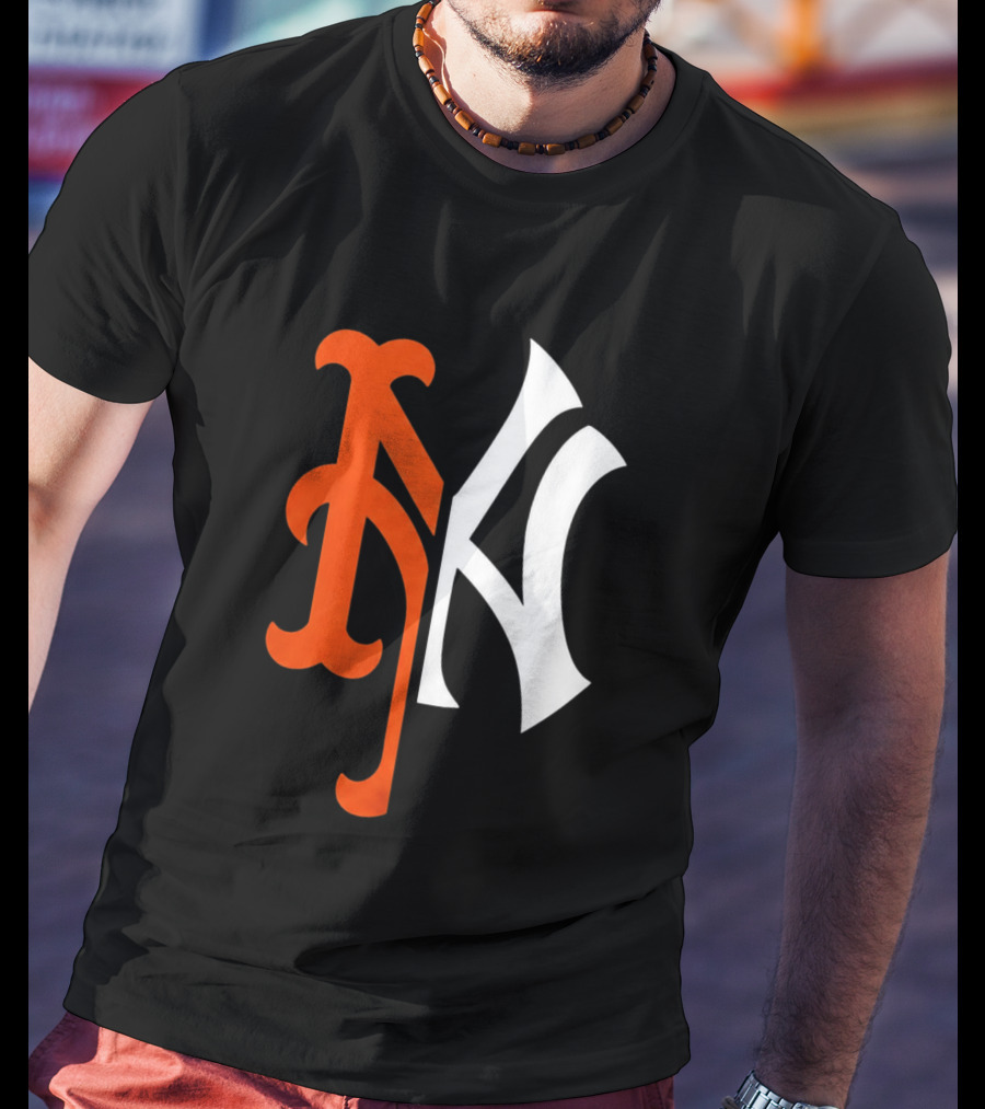 New York Mets Subway Series 2026 NY Logo Giveaway T-Shirt