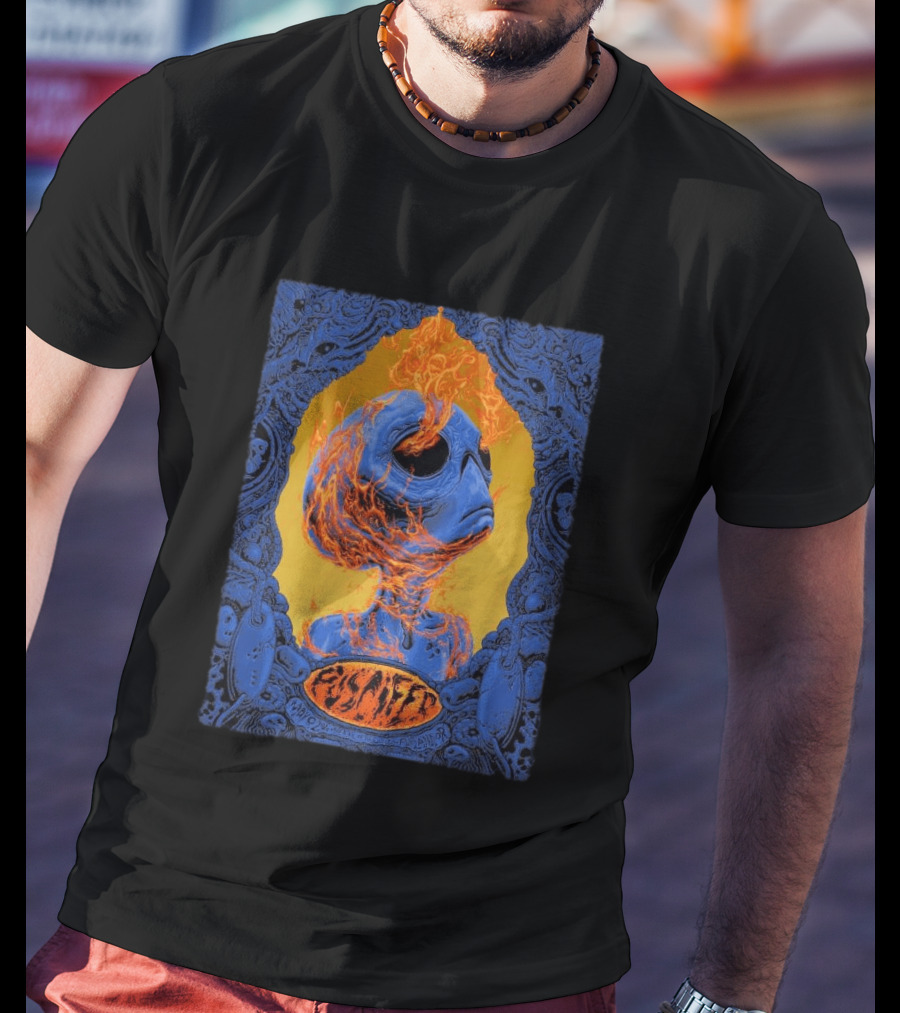 Puscifer Concert 2026 Moda Center Portland Alien Flame T-Shirt