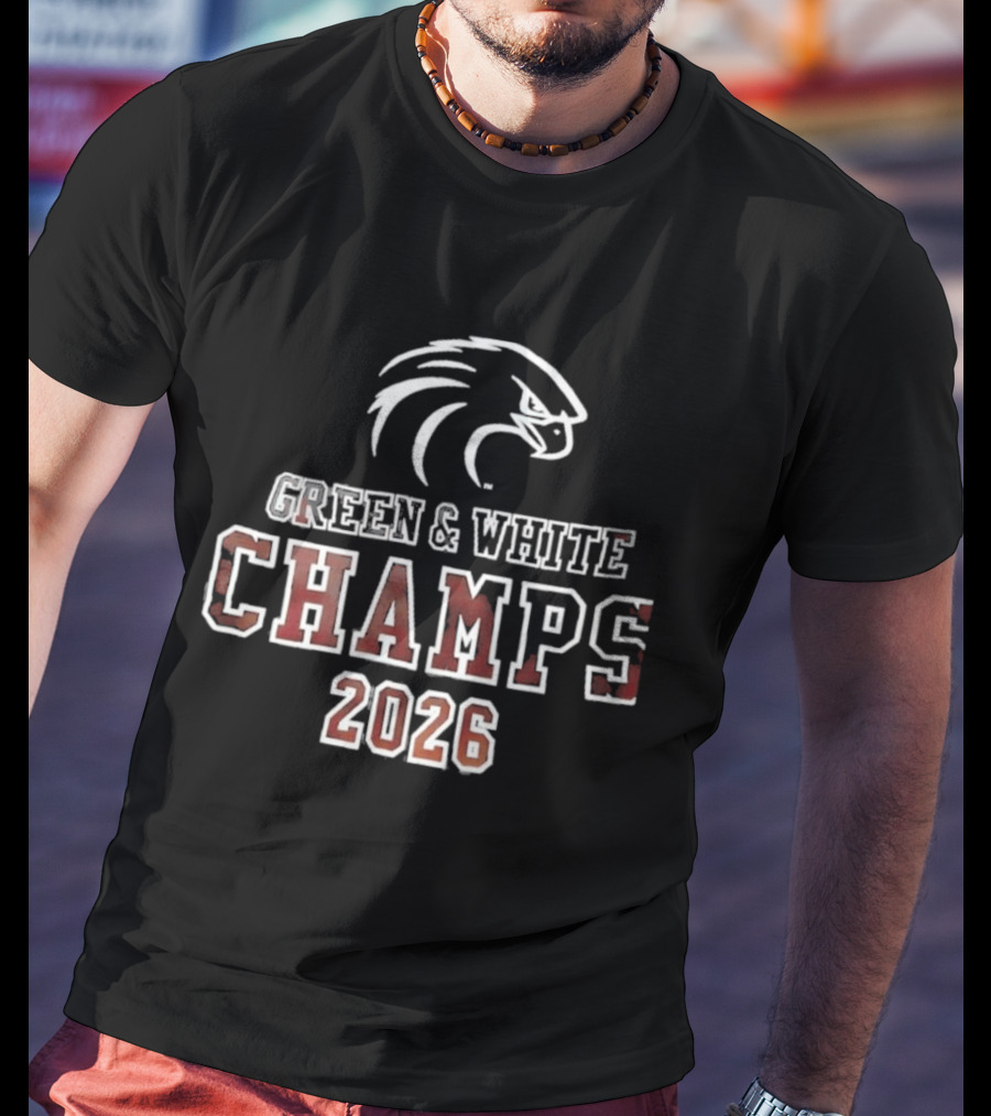 Philadelphia Eagles Green White Champs 2026 T-Shirt