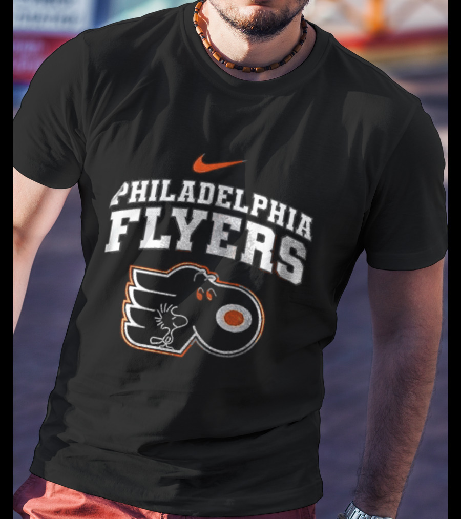 Philadelphia Flyers X Peanuts Snoopy Collaboration Believe Nike T-Shirt