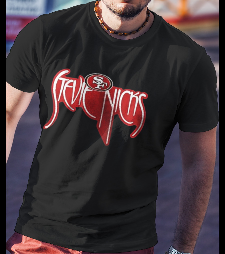 San Francisco 49ers X Stevie Nicks Collaboration SF T-Shirt