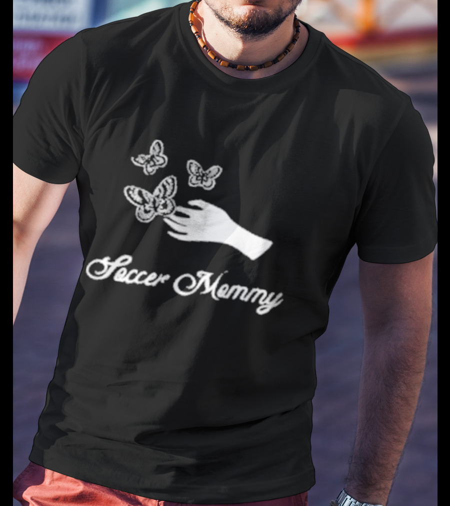 Soccer Mommy Hand With Butterflies For Young Hearts T-Shirt