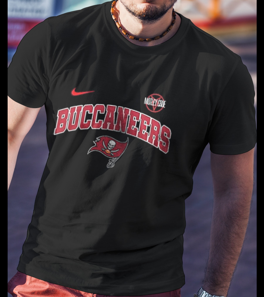 Tampa Bay Buccaneers Motley Crue Nike Collaboration T-Shirt