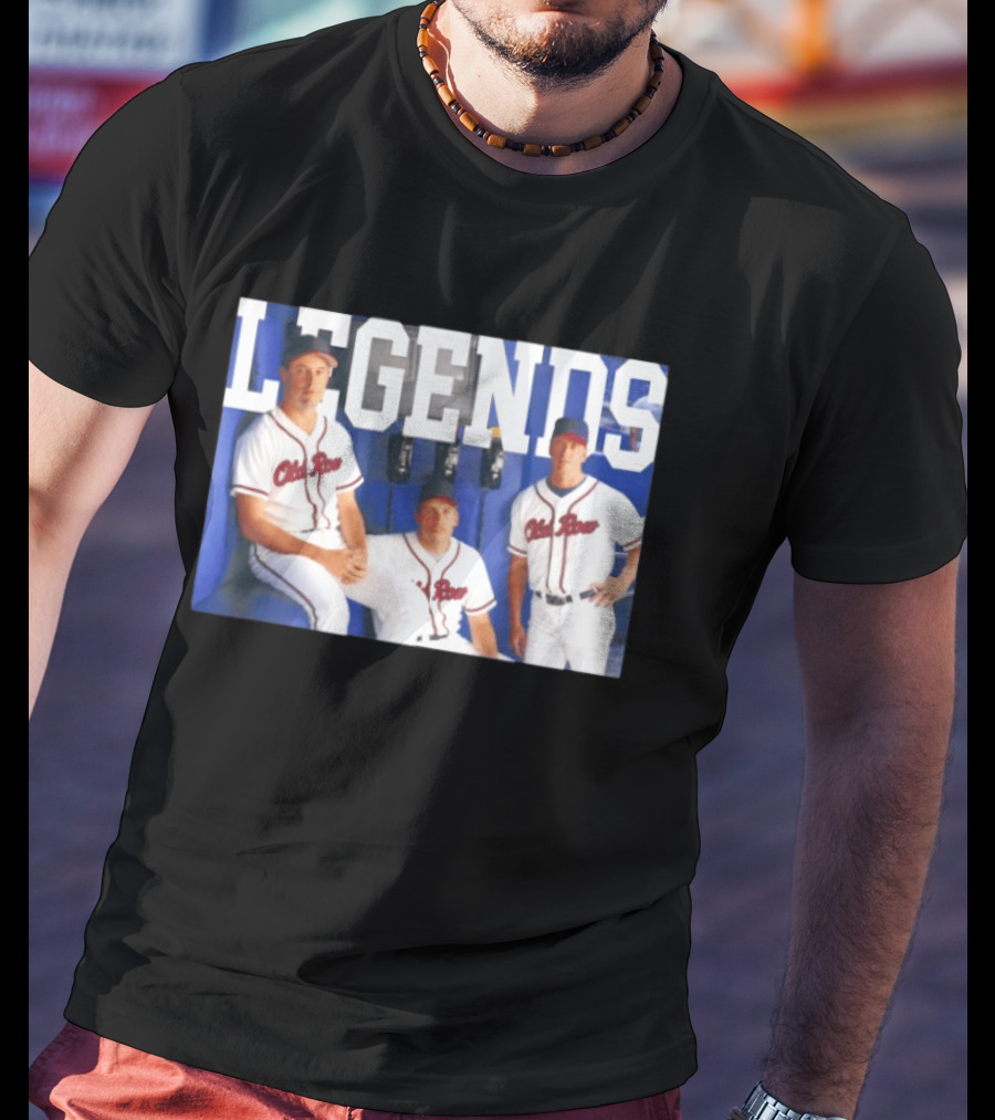 Atlanta Braves Legends The Big Three 1993 2002 T-Shirt
