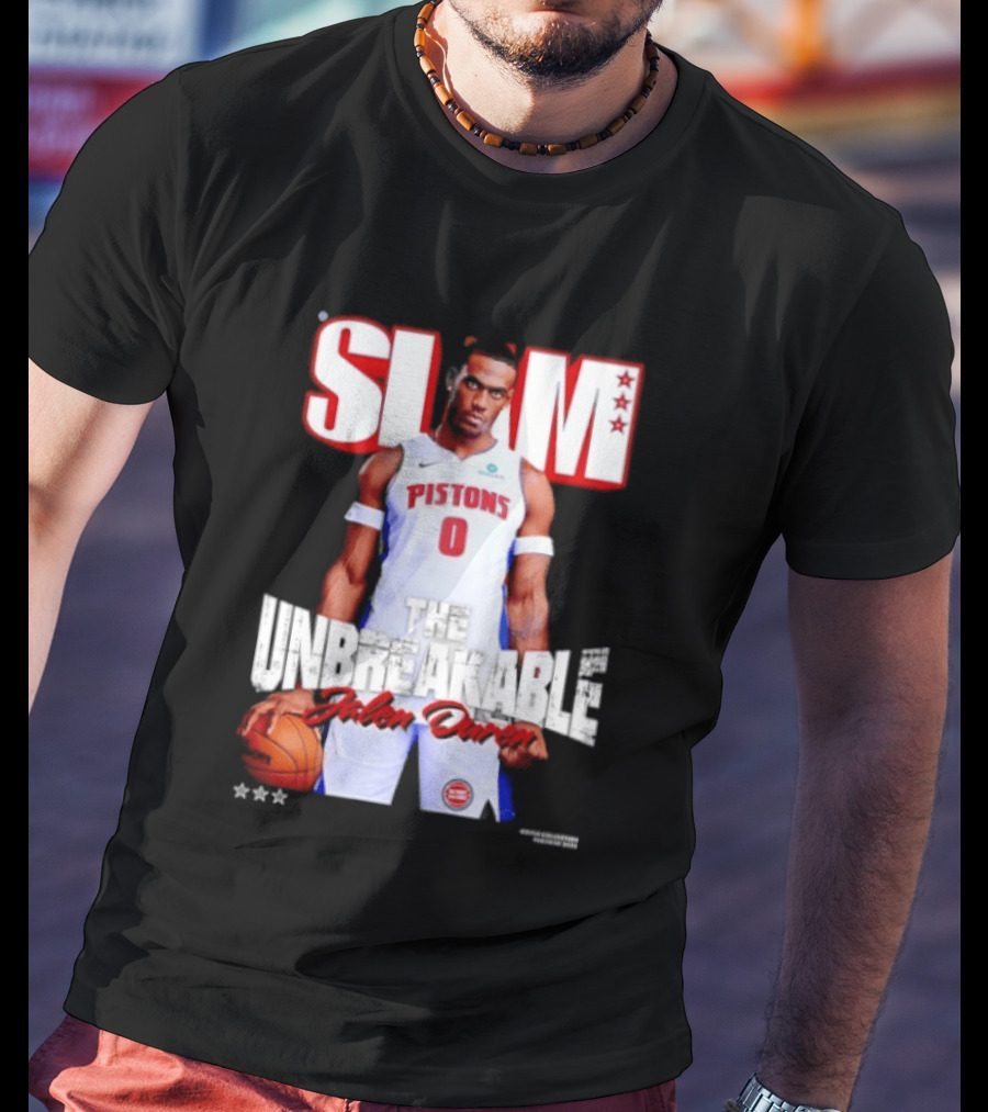 SLAM Jalen Duren Unbreakable Detroit Pistons 260 T-Shirt