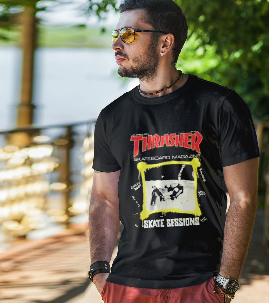 Thrasher Skateboard Magazine December 1983 Skate Sessions T-Shirt