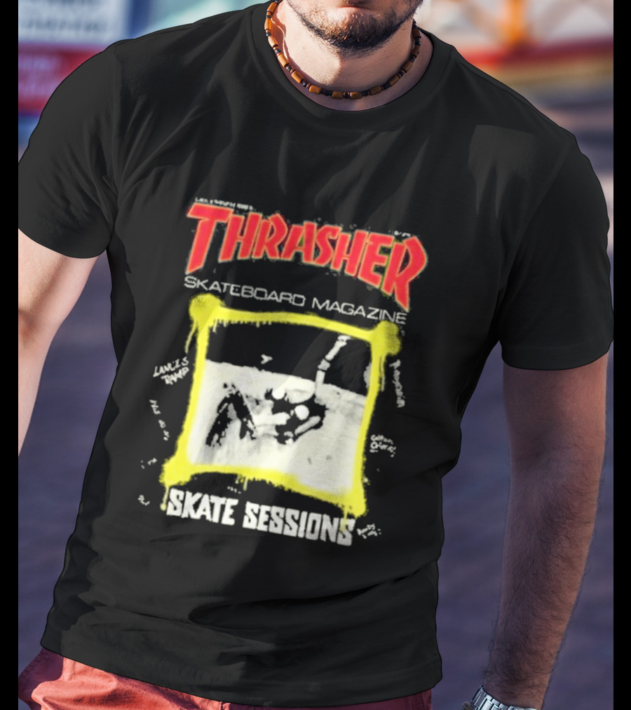 Thrasher Skateboard Magazine December 1983 Skate Sessions T-Shirt