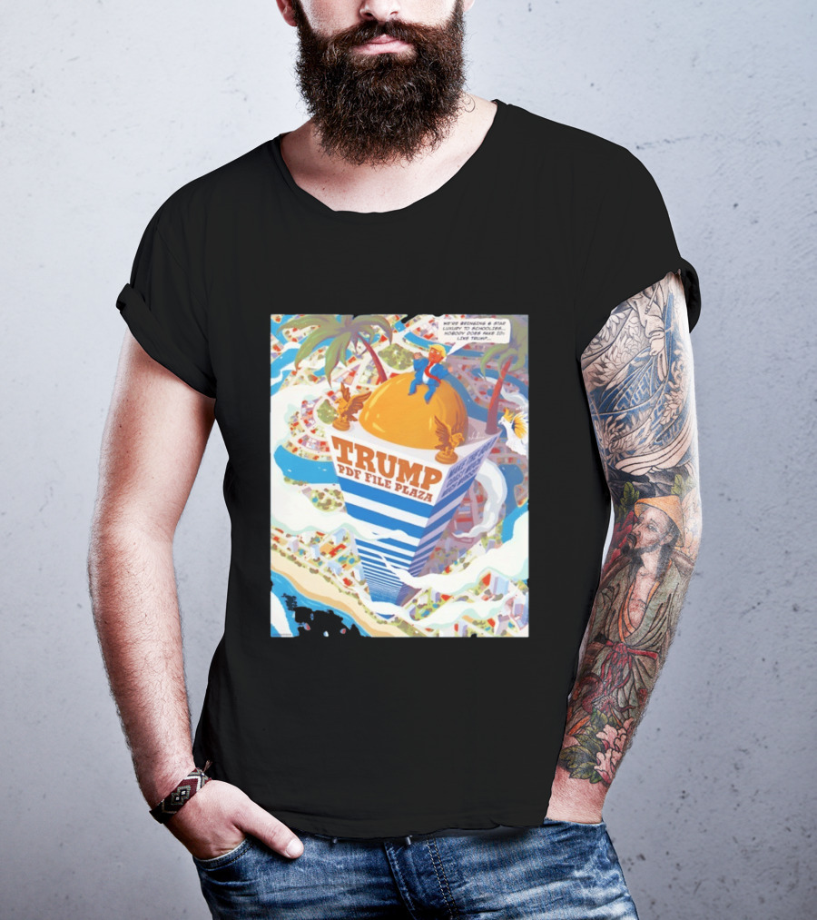 Trump PDF File Plaza Bringing Star Luxury To Schoolies Fake IDs T-Shirt