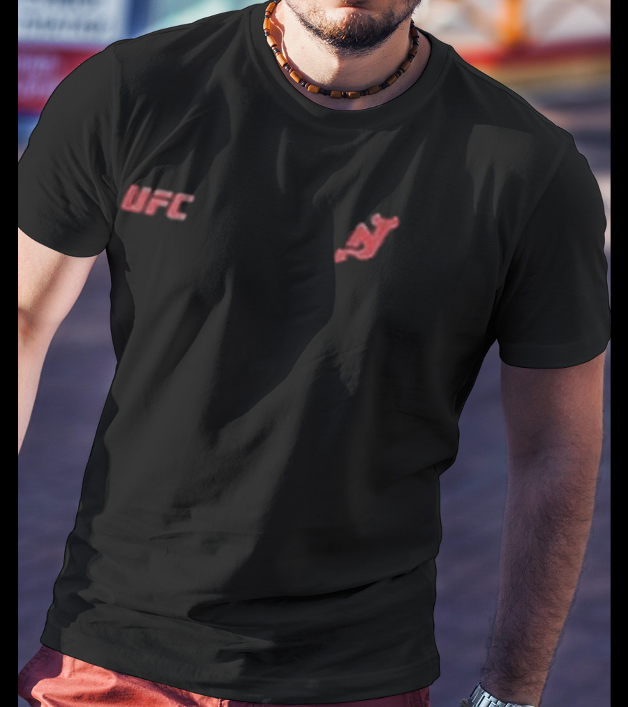 UFC Collaboration With New Jersey Devils T-Shirt
