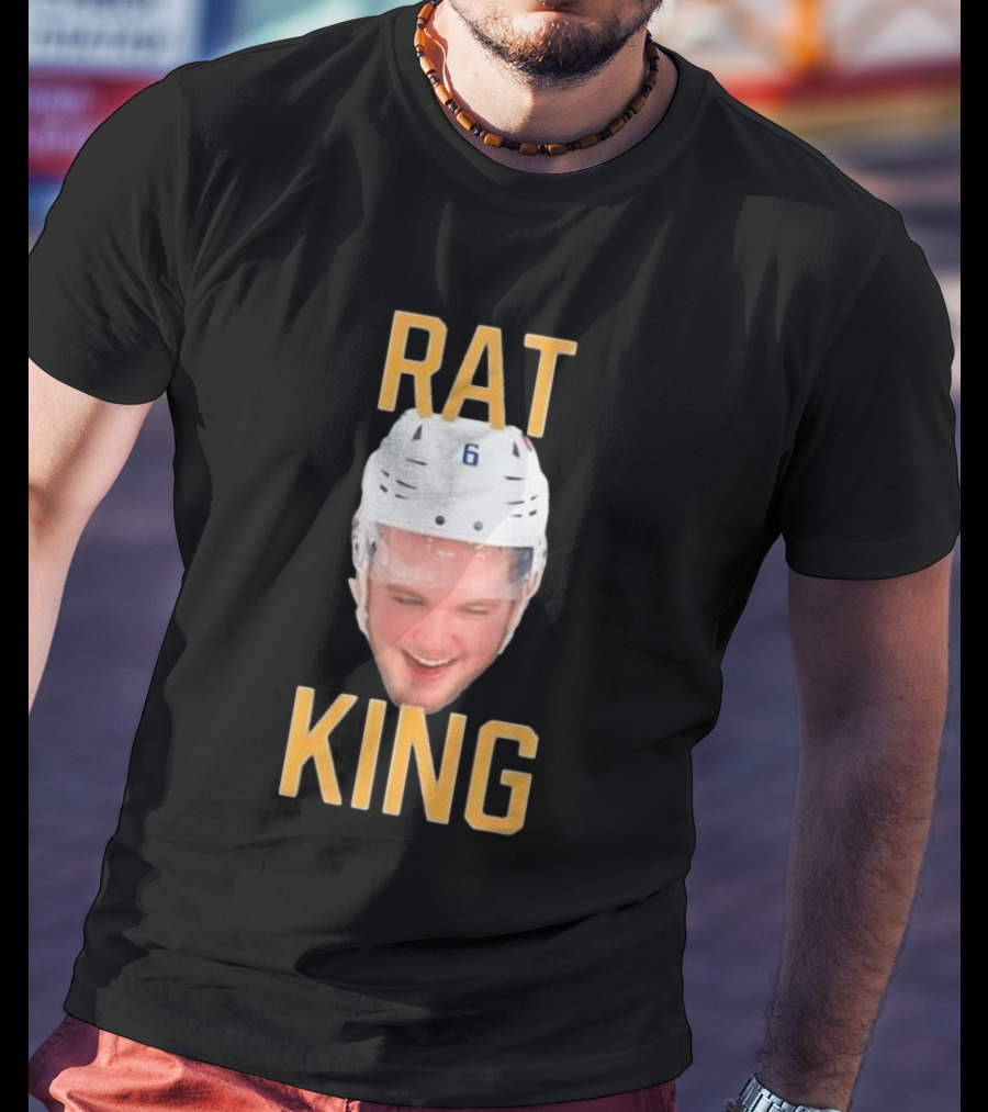 Zach Benson Rat King Head Sabres Number 6 T-Shirt