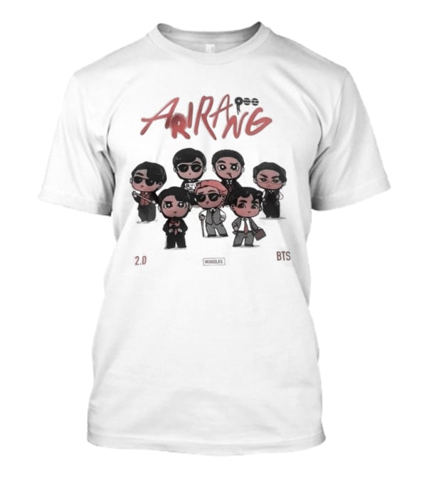 BTS Arirang Chibi 2.0 Collectible Band Figures T-Shirt