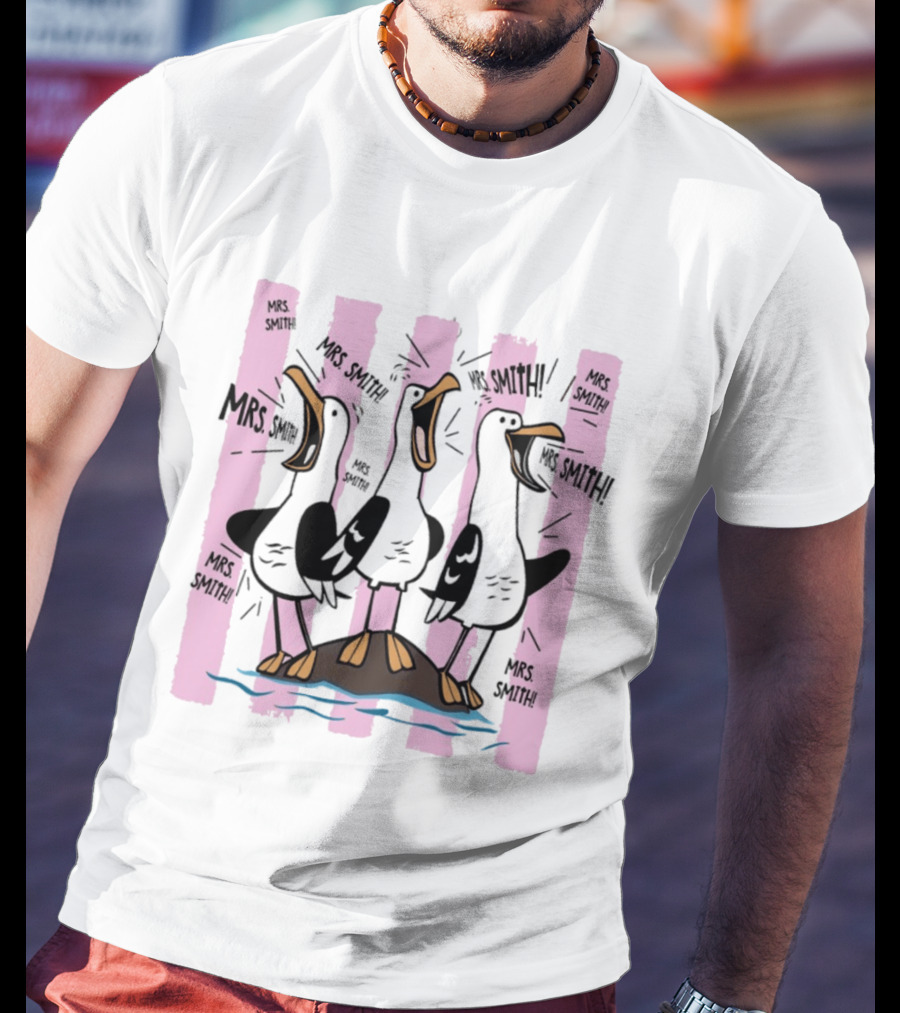 Mrs. Smith Appreciation Custom Seagulls Teacher Recognition T-Shirt