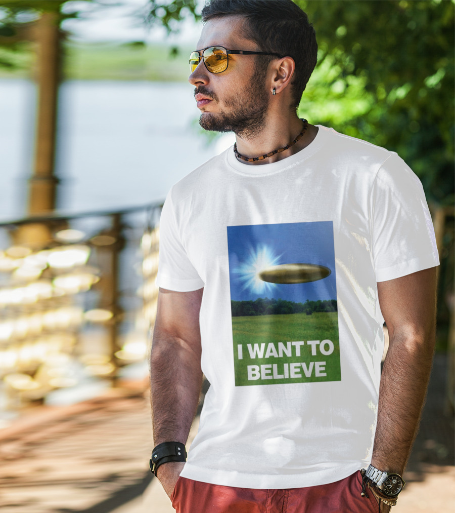 I Want To Believe UFO 2026 T-Shirt