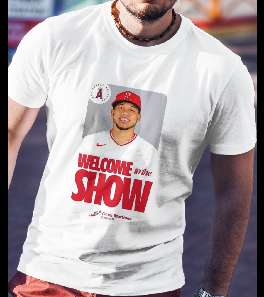Los Angeles Angels Juan Lagares Welcome To The Show MLB Baseball T-Shirt