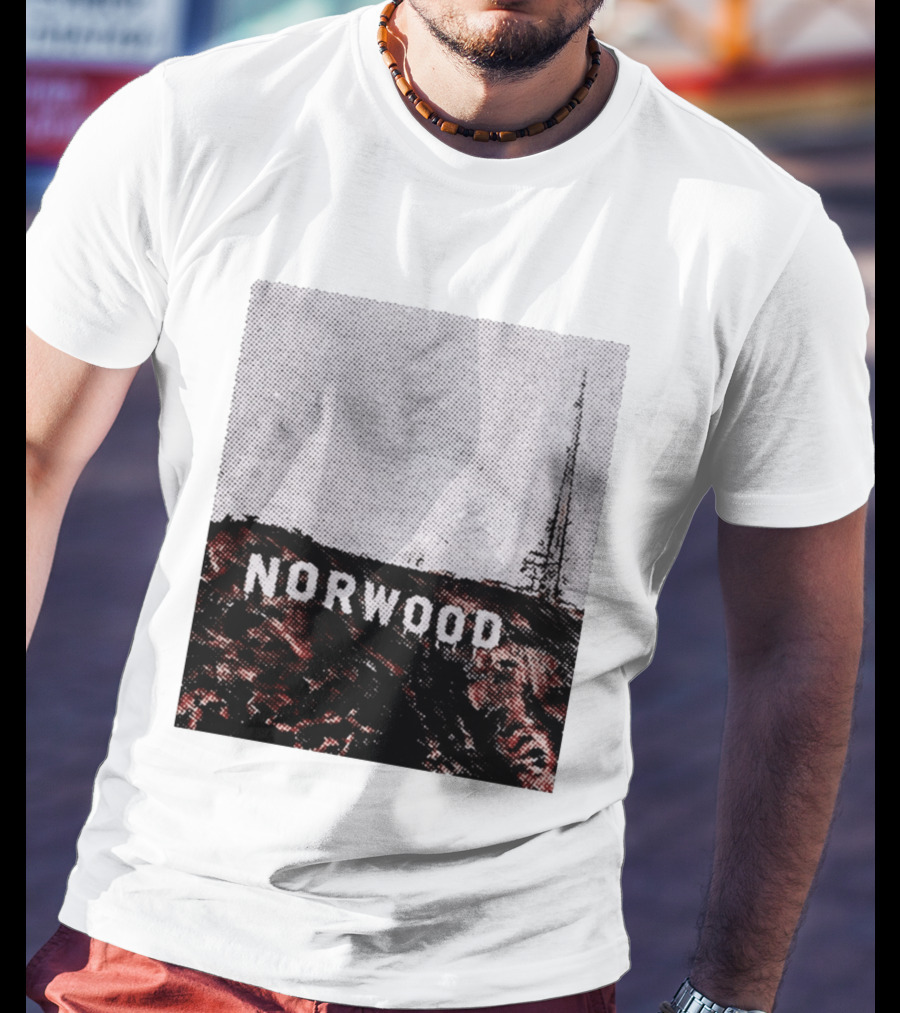 Norwood Hills Sign Parody Hollywood Hills T-Shirt
