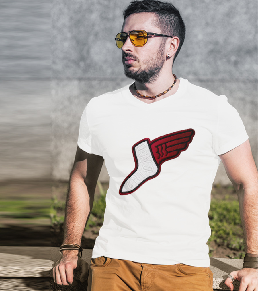 White Sox Chicago Winged Sock 2026 Promo Event T-Shirt