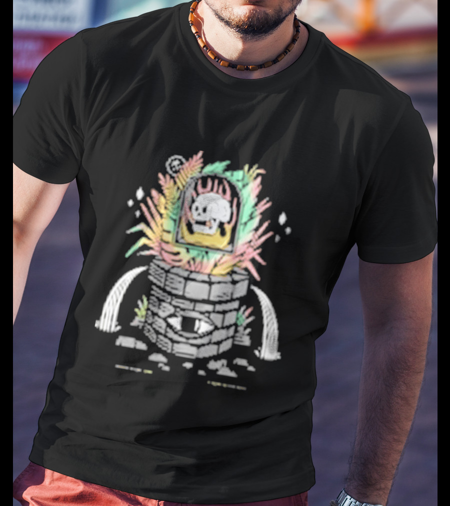 A Leak In The Well Fuzzy Sheep In Vibrant Watercolor Explosion T-Shirt