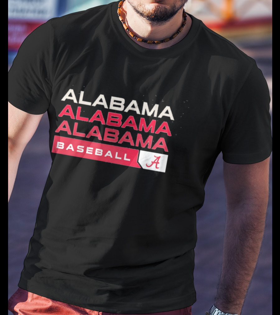 Alabama Crimson Tide College Baseball 2026 Hype Tri Blend T-Shirt