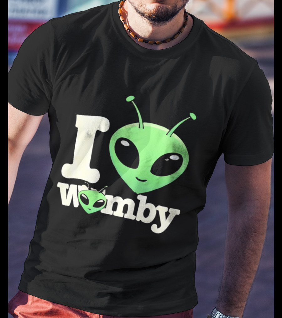 I Love Womby Aliens Victor Wembanyama San Antonio Spurs Basketball T-Shirt