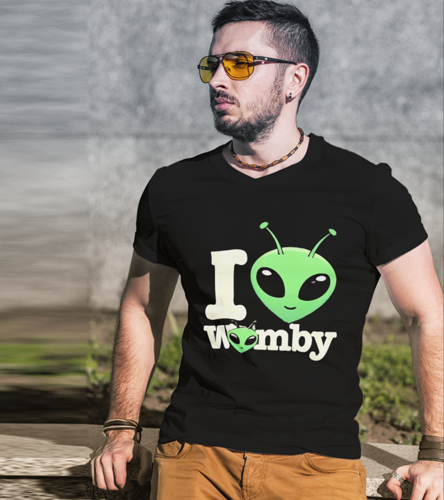 I Love Womby Aliens Victor Wembanyama San Antonio Spurs Basketball T-Shirt