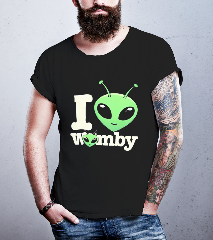 I Love Womby Aliens Victor Wembanyama San Antonio Spurs Basketball T-Shirt