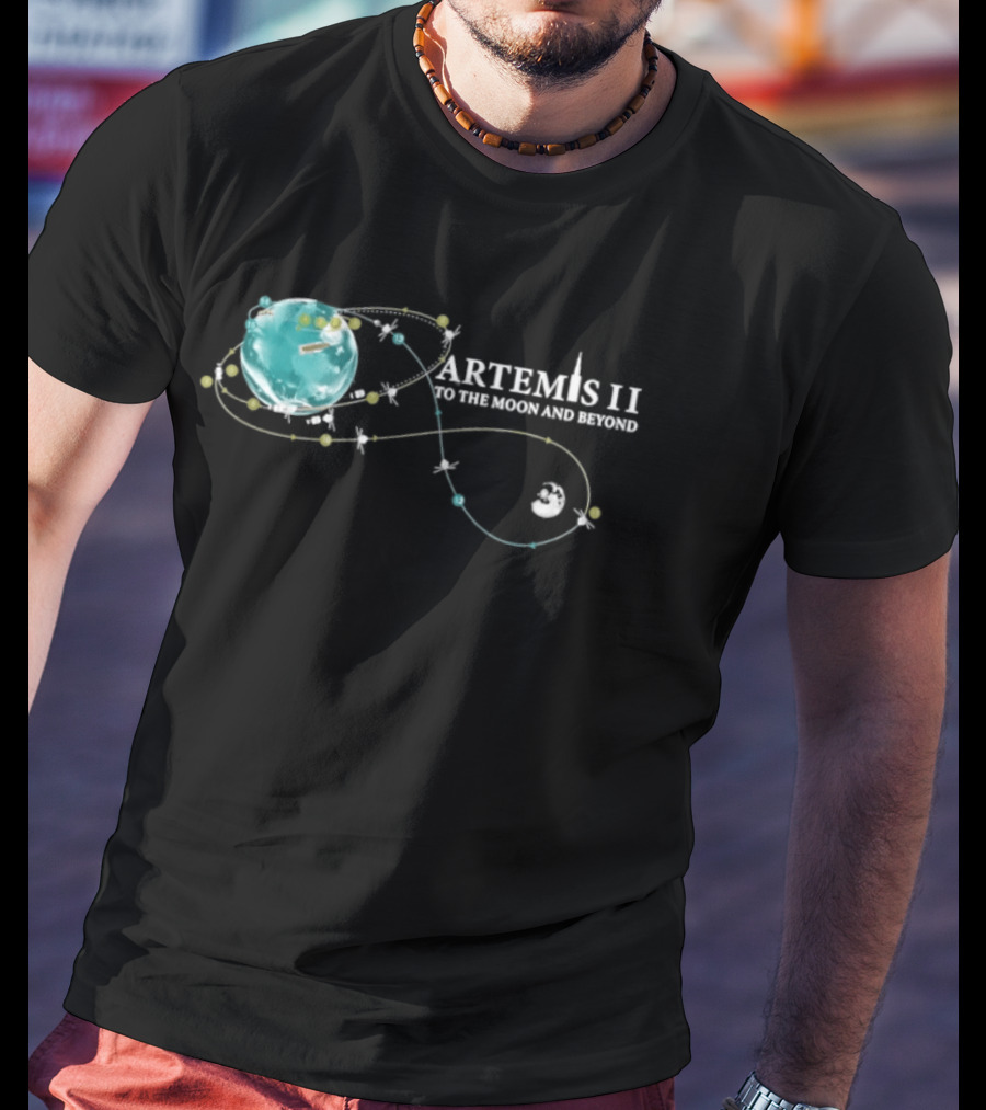 Artemis II To The Moon And Beyond Mission NASA T-Shirt