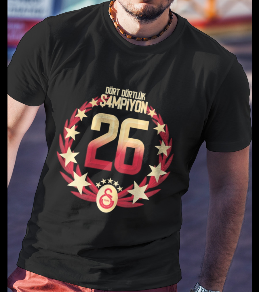 Galatasaray 26 Süper Lig Şampiyonları Diğerlerinin Şampiyonu T-Shirt