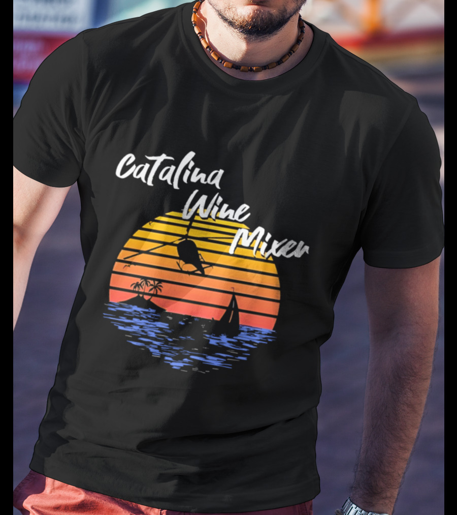 Catalina Wine Mixer Step Brothers Movie Sunset Out Sea T-Shirt