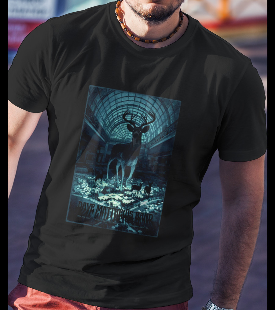 Dave Matthews Band May 8 2026 The Woodlands Deer Concert T-Shirt