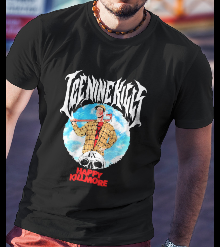 ICE NINE KILLS Happy Killmore Axe Skull T-Shirt