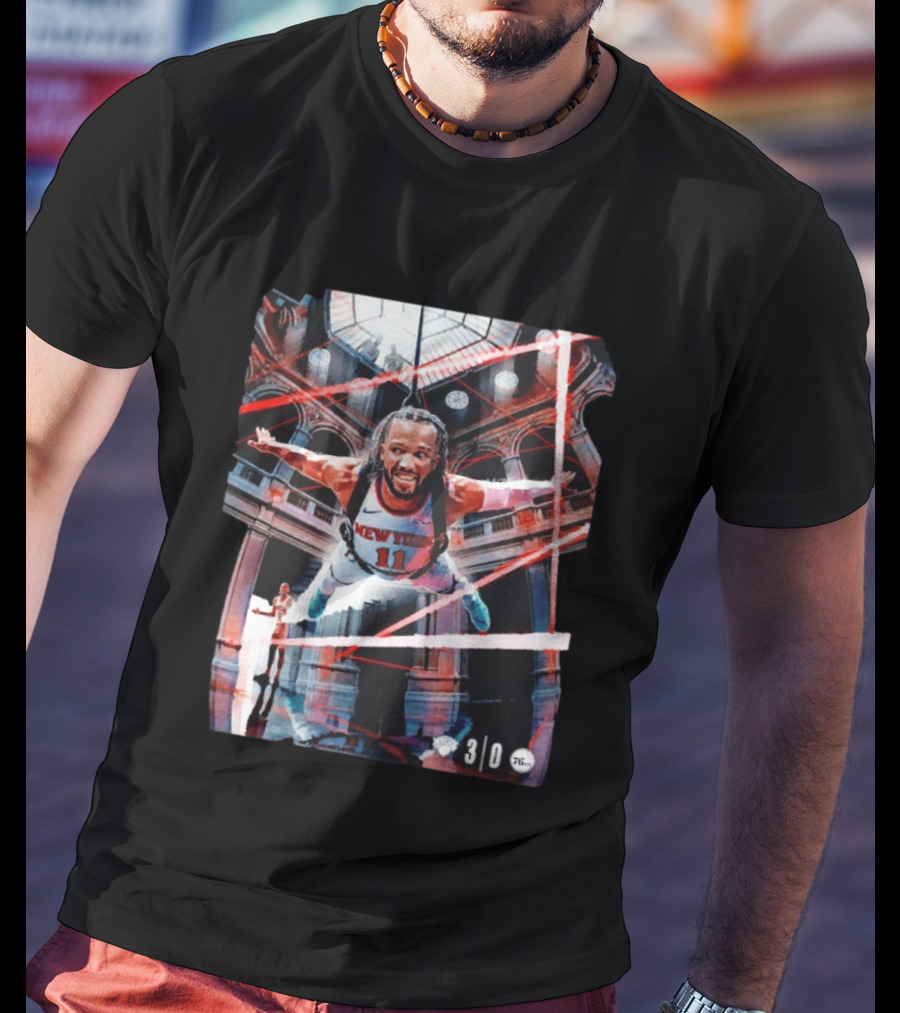 New York Knicks Jalen Brunson Victory Over Philadelphia 76ers Game 3 T-Shirt
