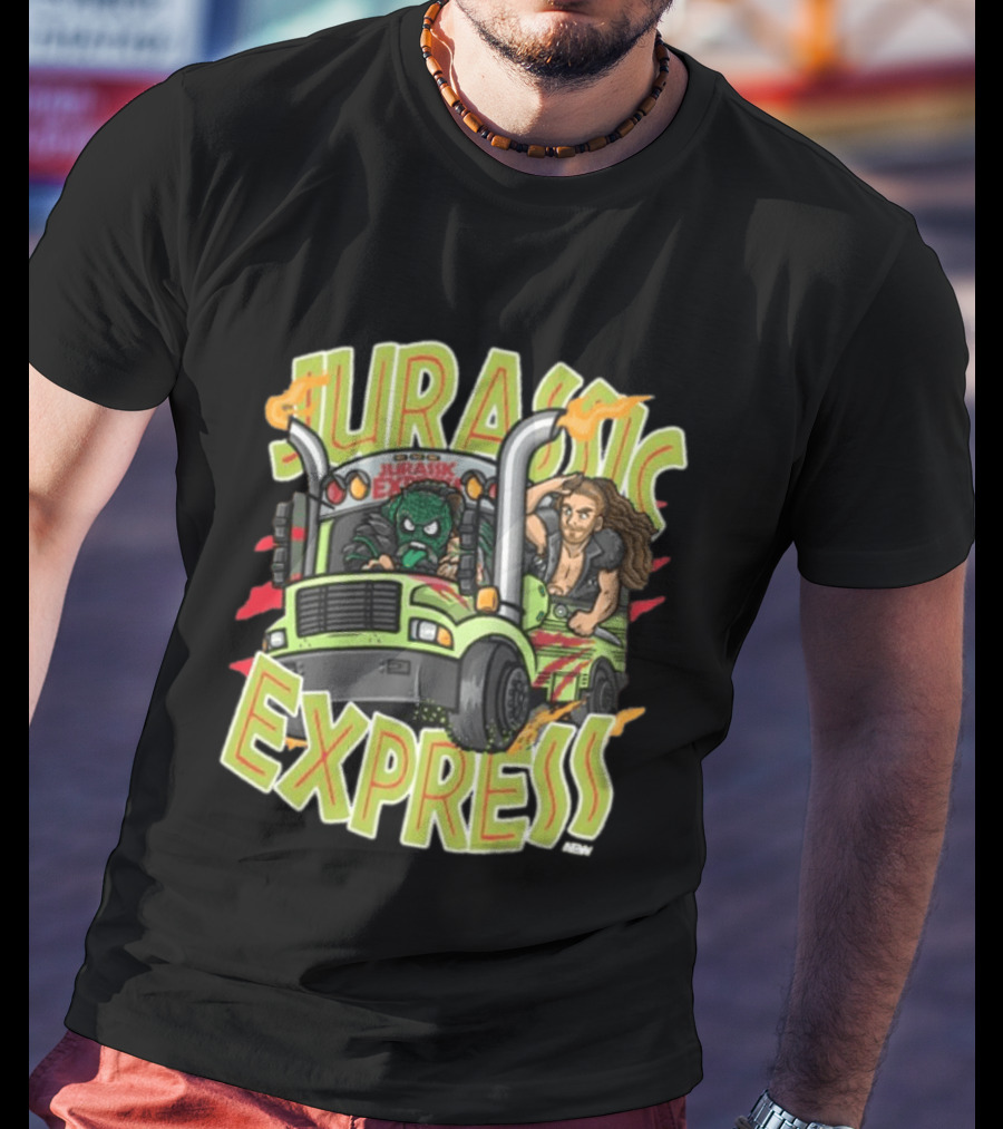 Jurassic Express Truck Adventure With Dinosaur And Driver T-Shirt