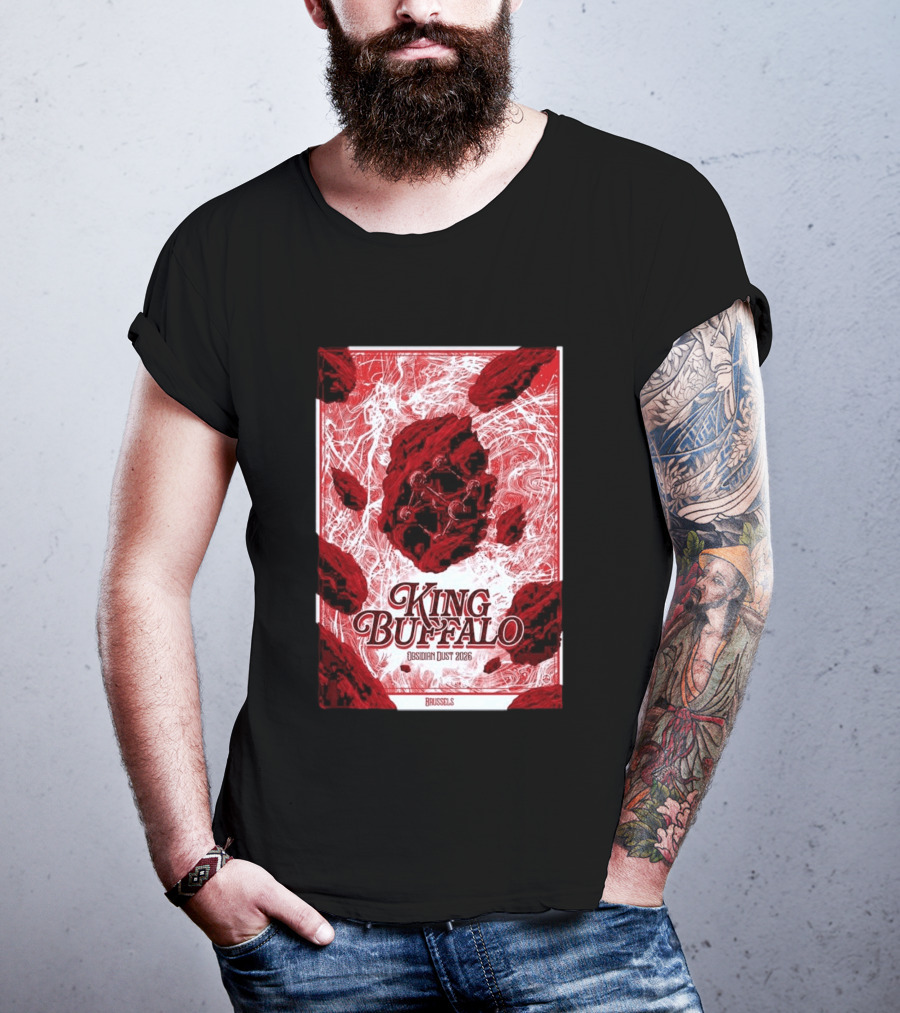 King Buffalo Obsidian Dust 2026 Brussels Belgium May 17 2026 T-Shirt