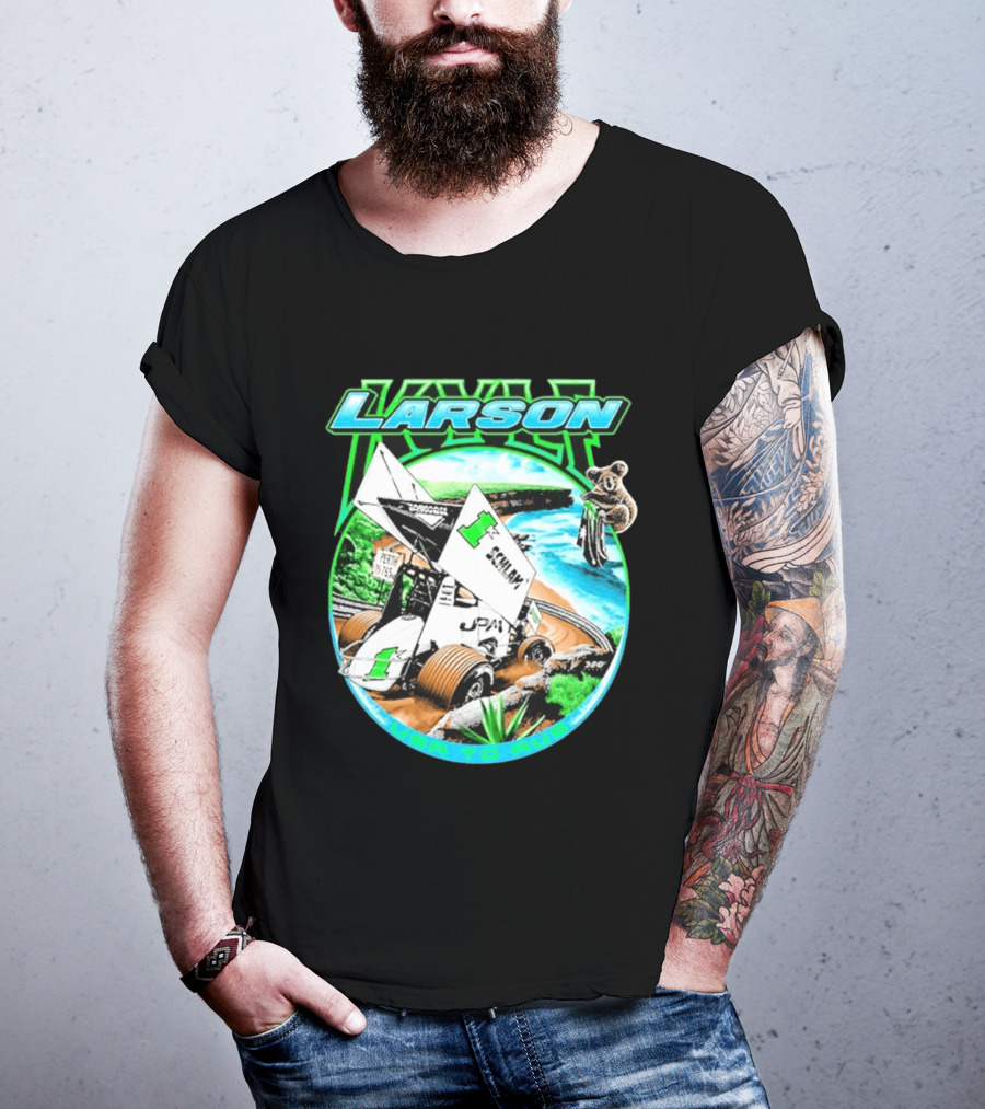 Kyle Larson Schlam USA To Aus Racing Perth Sprint Car T-Shirt