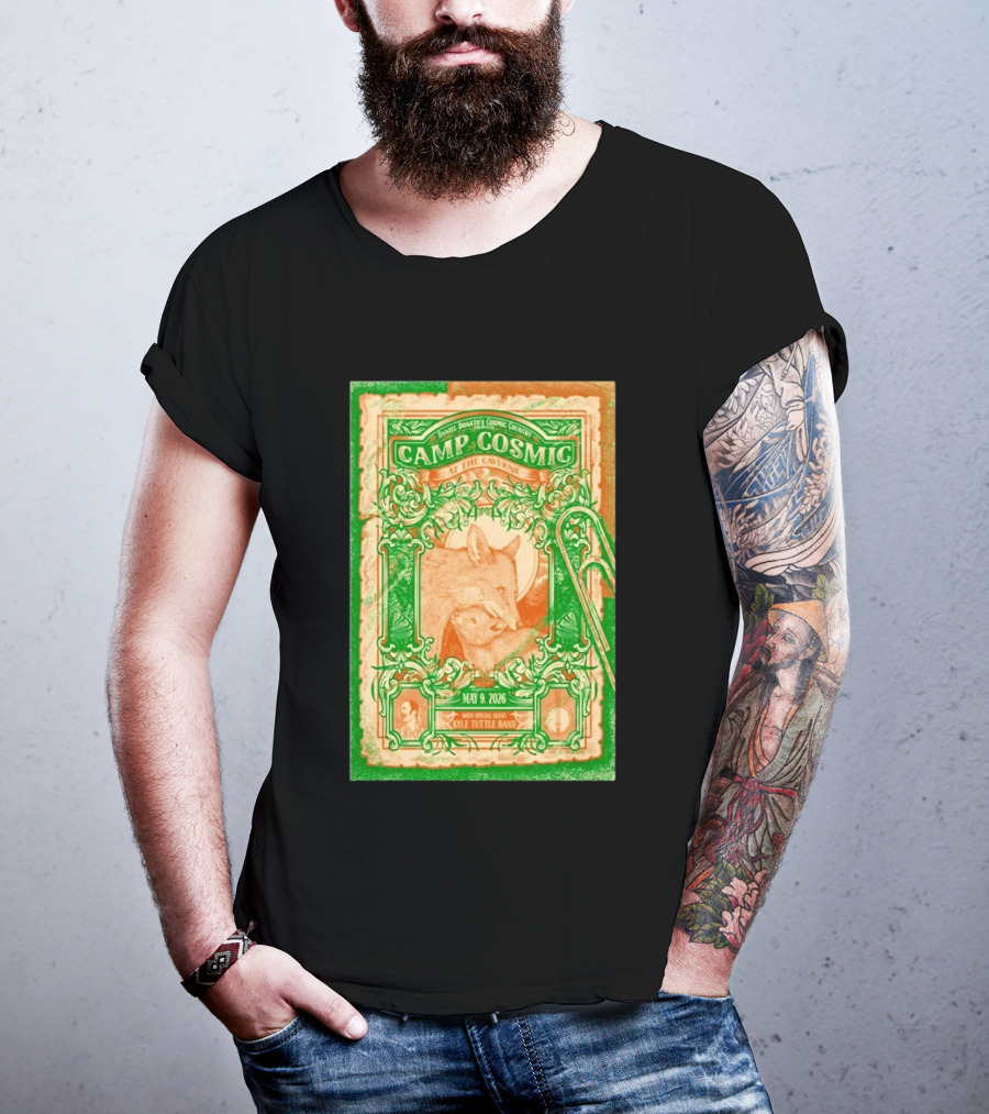 May 9 2026 Daniel Donato's Cosmic Country Camp Cosmic At The Caverns Kyle Tuttle Band Pelham TN Tour T-Shirt
