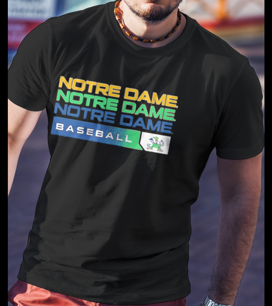 Notre Dame College Baseball Fighting Irish Tri Blend 2026 T-Shirt