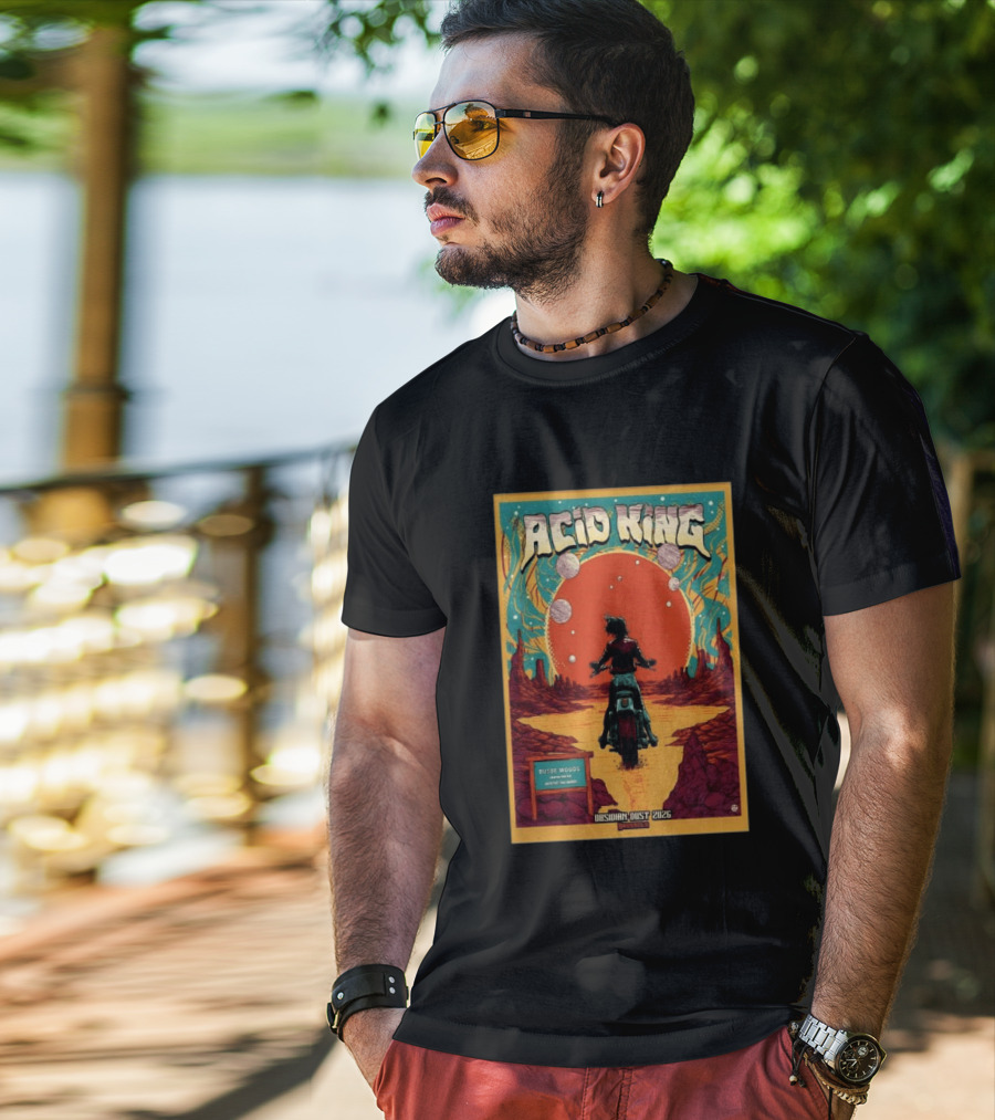 Acid King Obsidian Dust 2026 Brussels Busse Woods T-Shirt