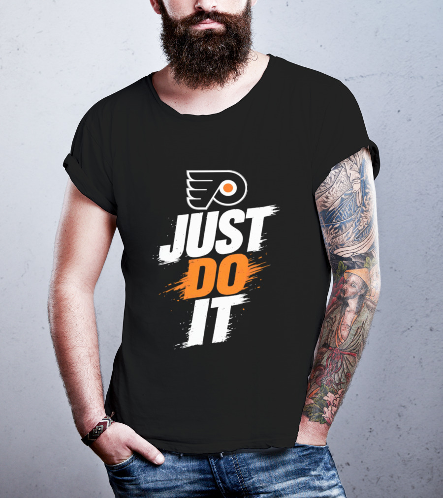 Philadelphia Flyers Just Do It NHL Team Spirit T-Shirt